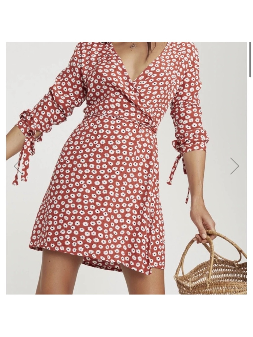 FAITHFUL THE BRAND Faux Wrap Dress